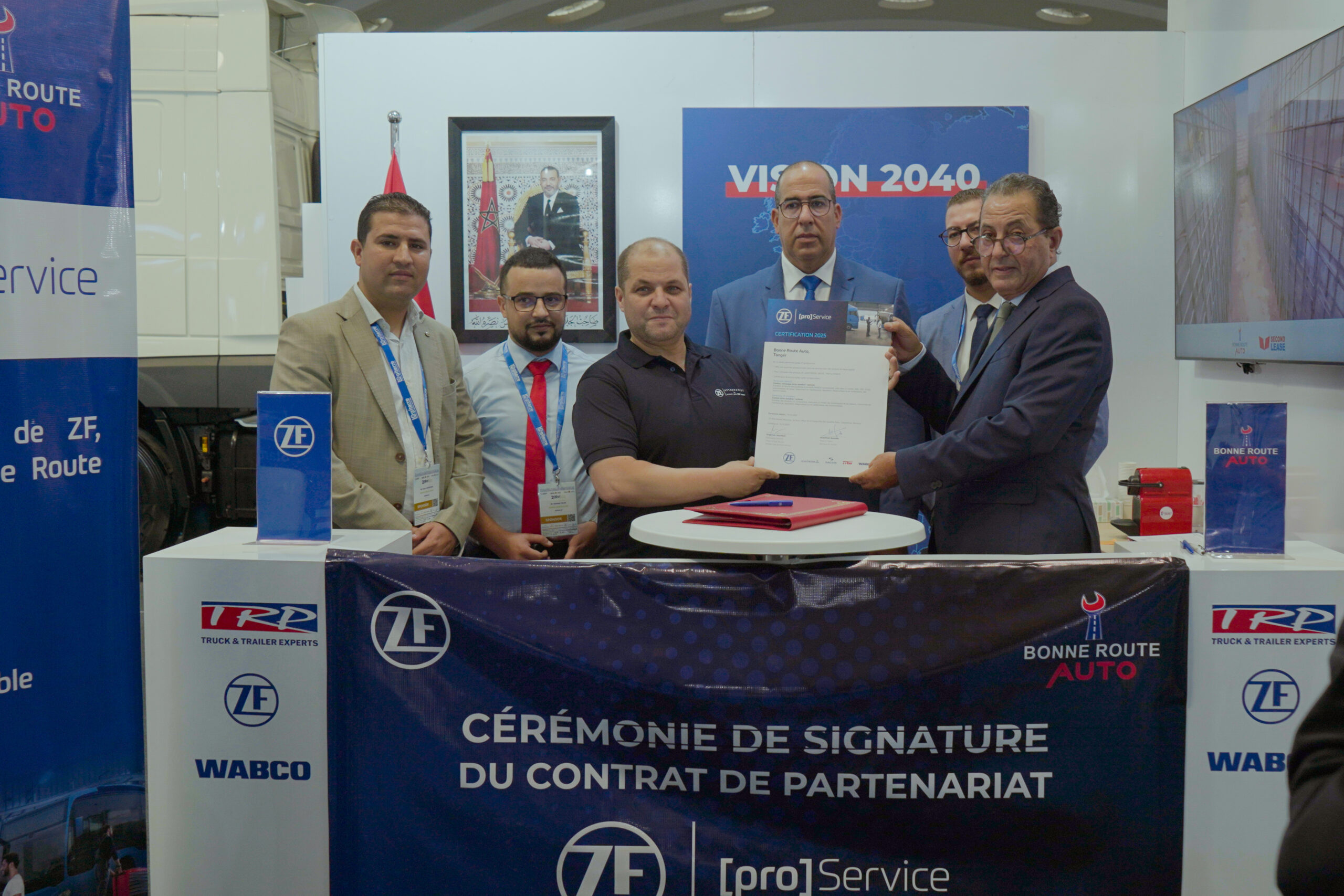 la signature d’un accord de partenariat avec ZF Group